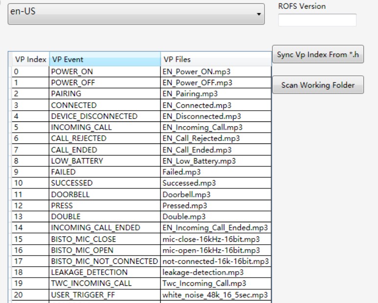 config提示音选择索引和语言后界面
